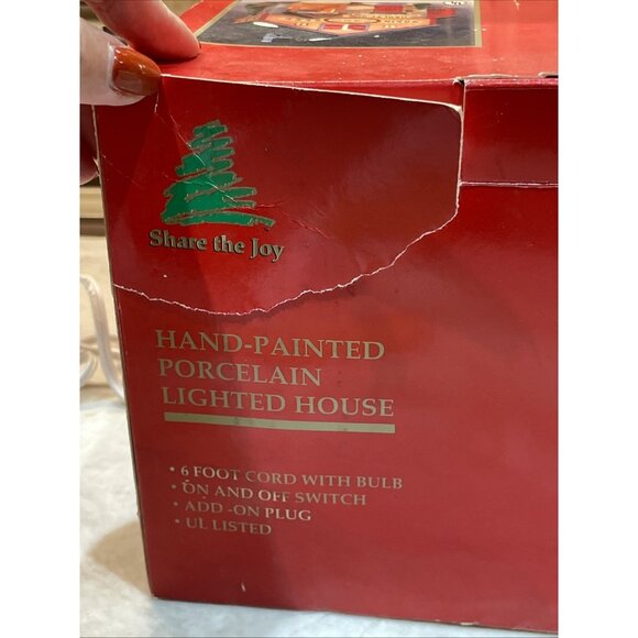 1993 Lemax Dickensvale Village Harleys Feed General Store Lighted Building - Picture 14 of 14